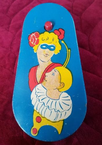 Vintage Kirchhof Life of the Party Products Tin Noisemaker Collectible Halloween