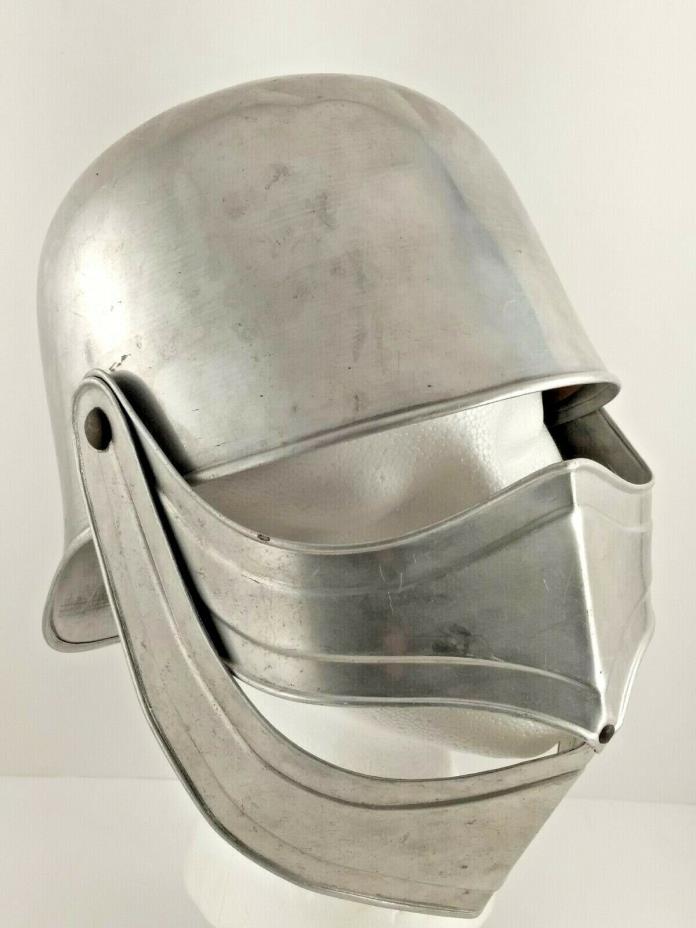 Knight Helmet Armor Metal Toy Childs Milano Italy Vintage