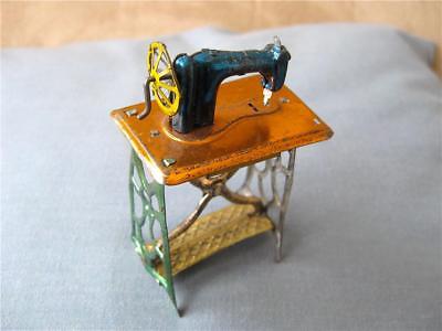 Original Tin Penny Toy - Sewing Machine - German -Intricate Design, moving parts