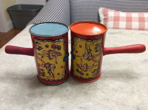 2 VINTAGE METAL KIRCHHOF NOISE MAKERS