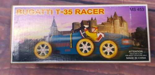 Bugatti T-35 Racer Wind up Car Ms 453 Retro Style tin box