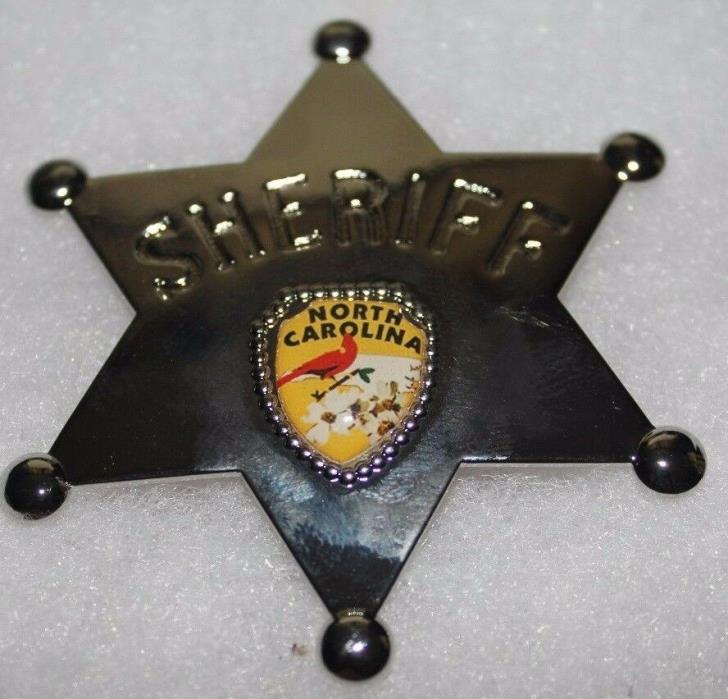 NORTH CAROLINA Toy Sheriff Badge