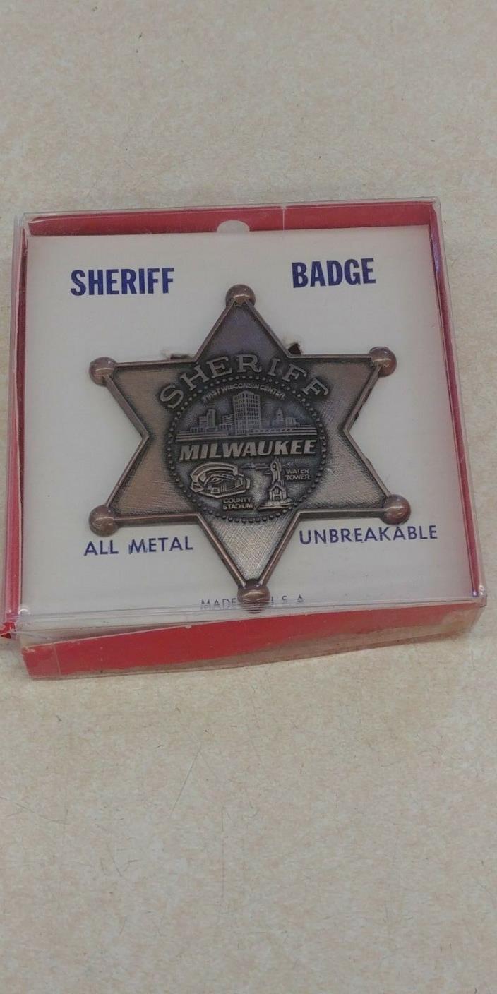 Toy Milwaukee Sheriff Badge