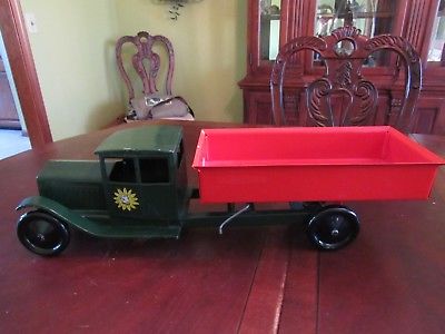 VINTAGE STEELCRAFT LITTLE JIM  DUMP TRUCK - OLDER RESTORATION