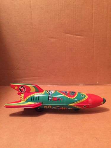 M.P.-1  Limited Edition Space Rocket Tin Toy with COA