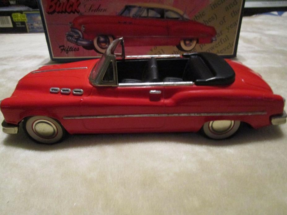 Vintage 1950's Tin Litho Friction Motor Buick Convertible Japan