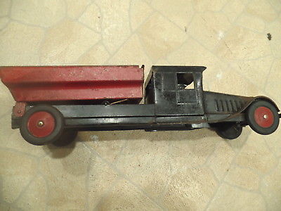 ANTIQUE COR COR 1920'S LARGE TOY PRESSED STEAL TRUCK ORG PAINT WASHINGTON IN.