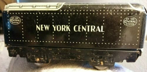 Vintage Marx New York Central Tin Tender Car Toy Train