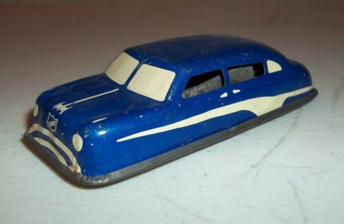 ARGO Litho Tin Sedan Car Windows Move As Pushed Friction Toy Vintage 1950's