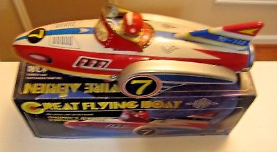 OLDER TIN TOY -- NAVIRE AERIEN REAT FLYING BOAT - IN ORIG BOX
