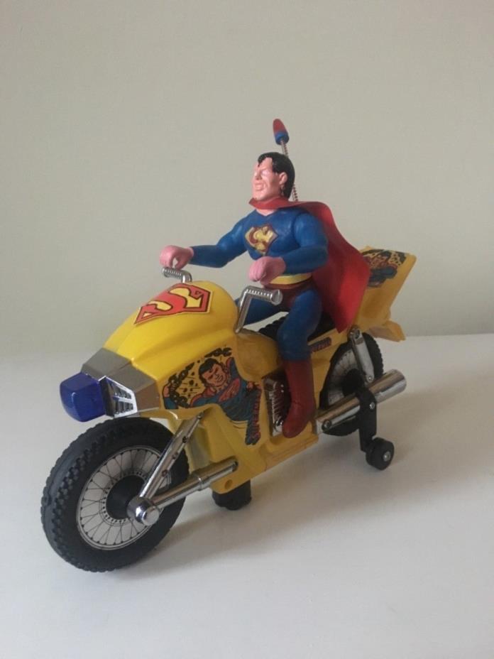 Superman boxed battery-operated motorcycle