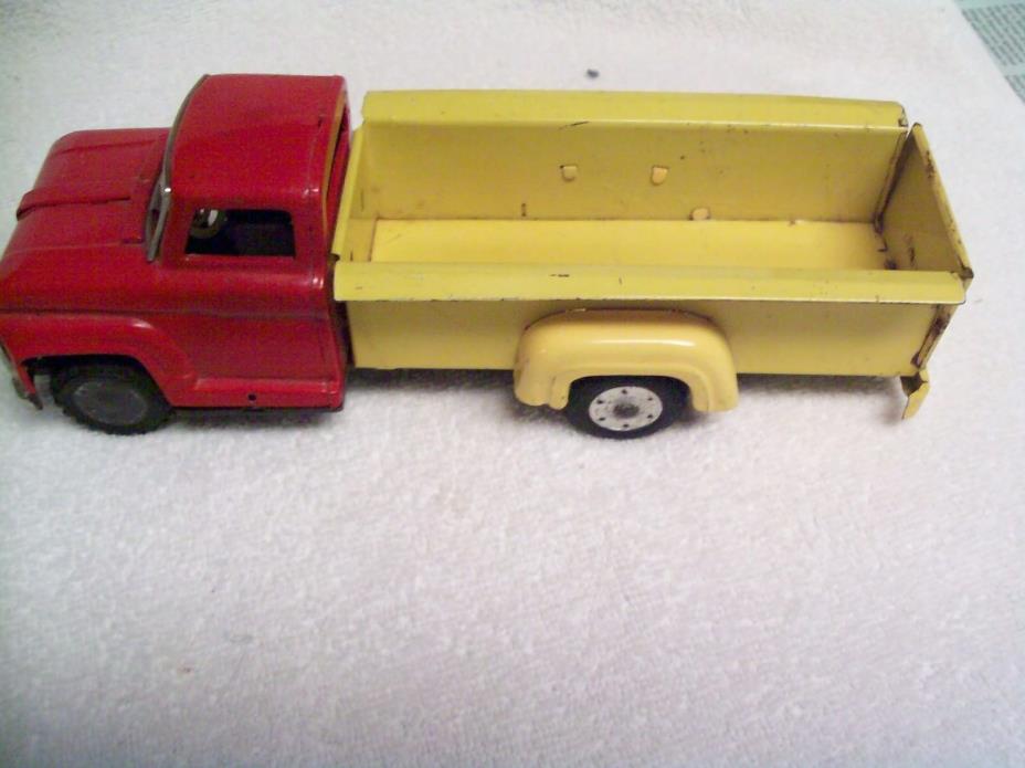 vintage Ford Pickup Truck Friction Powered Tin Toy  Japan Cragstan