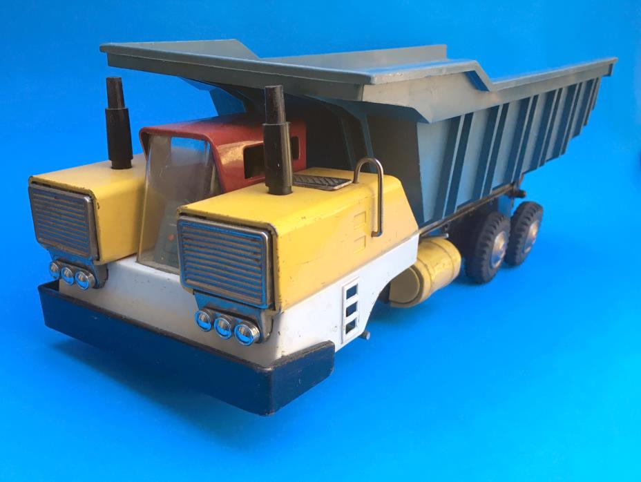 SEARS Tin Friction Toy Dump Truck - 1960'S - Made in Japan - VINTAGE
