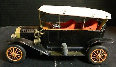 Vintage Sunrise Toys Ford Model T Battery Powered Tin Litho Car Japan Good Cond