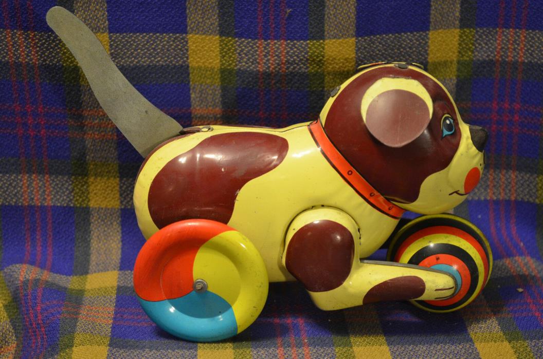 Vintage Metal PUSH & GODOG, Yellow/Brown Spots, 1980-90s-BLIC Co.  China