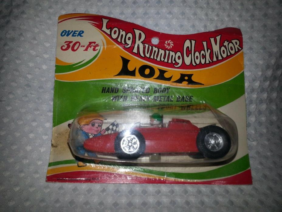 1960's Hong Kong-LOLA RACER-Long Running Clockwork Motor-MOC