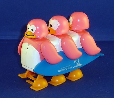 Super Rare 1984 Penguins Club Sea Side Walker surfboard windup, Japan