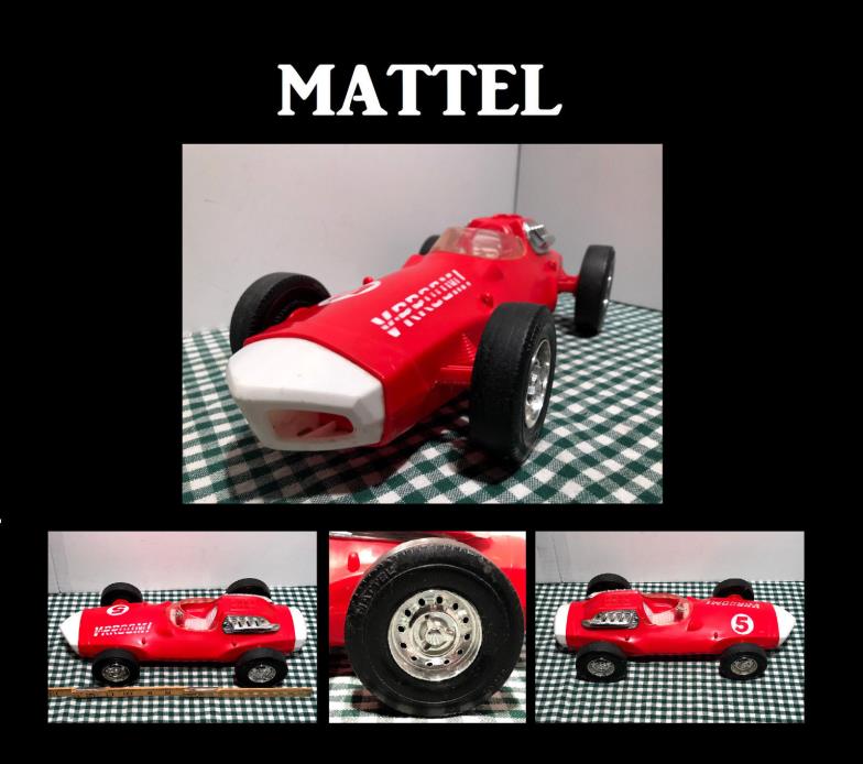Vintage 1963 Mattel - VRROOM! Open Wheel Indy race car 14'' collectible