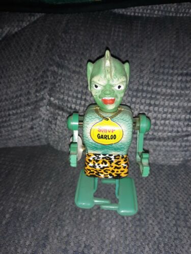 Vintage SON OF GARLOO Tin Toy by MARX Original Clockwork 1960s Working Works