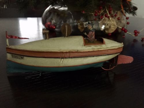 Bing Speedboat,tin Toys Germany, German Tin Toy