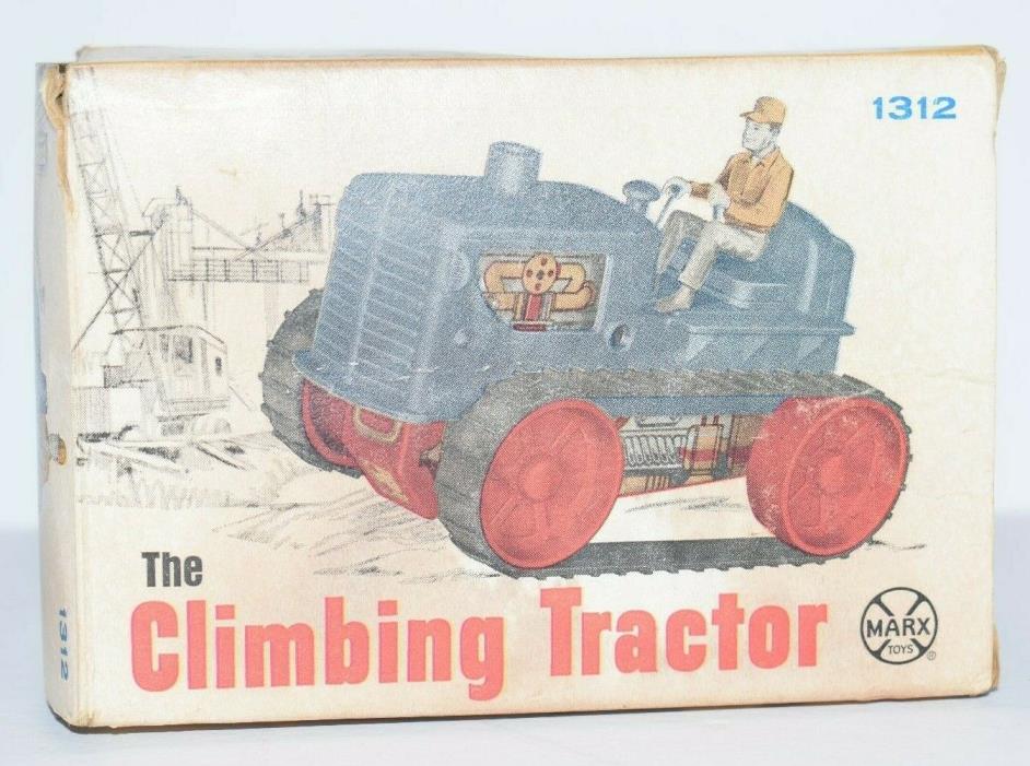 Marx Climbing Tractor LM77 Diesel Wind Up Toy 1312 Old Vintage Toys ~ BOX ONLY ~