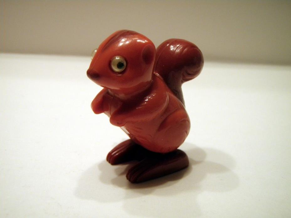 Vintage 1977 Tomy Wind Up Toy Squirrel