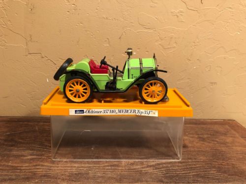 Vintage Tin Wind Up Schuco 357140 Oldtimer 1913 Mercer Typ 35J Car W/key