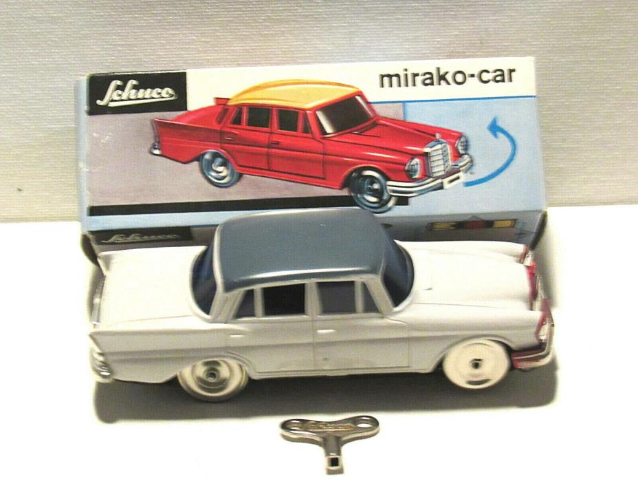 SCHUCO MIRAKO CAR 1001/1 WIND UP WITH KEY ORGINAL BOX MADE IN WEST GERMANY