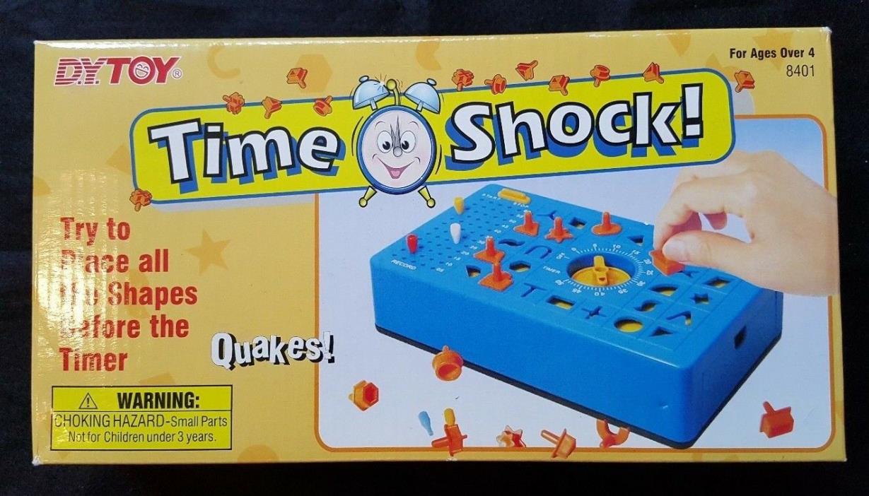 Time Shock! D.Y. Toy by Dah Yang Vintage Game Seal NIB  Rare Game Toy Original