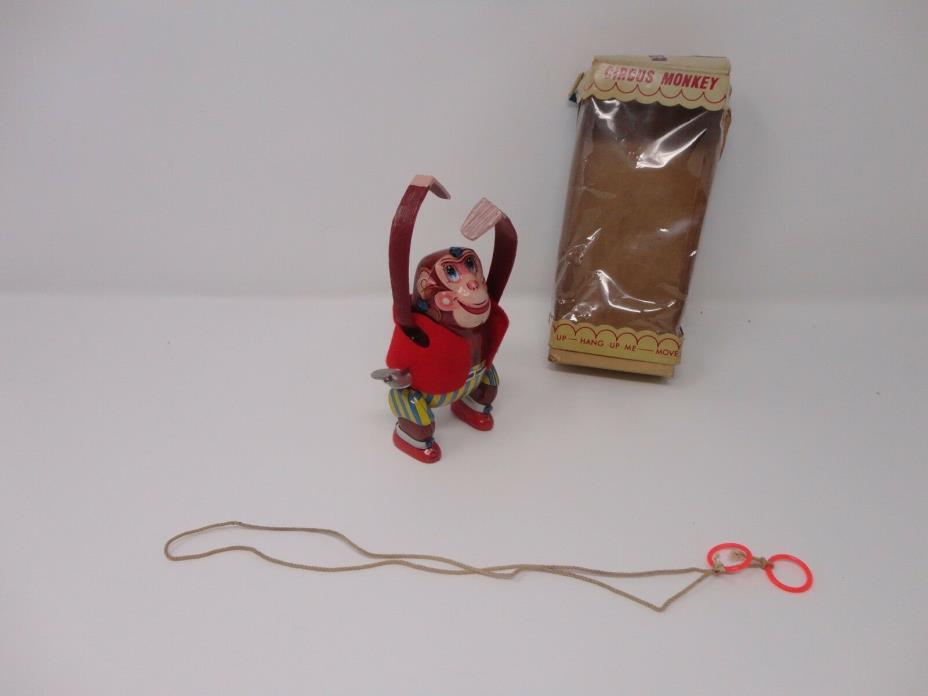 TPS Mechanical Circus Monkey On High Wire T.P.S. Japan