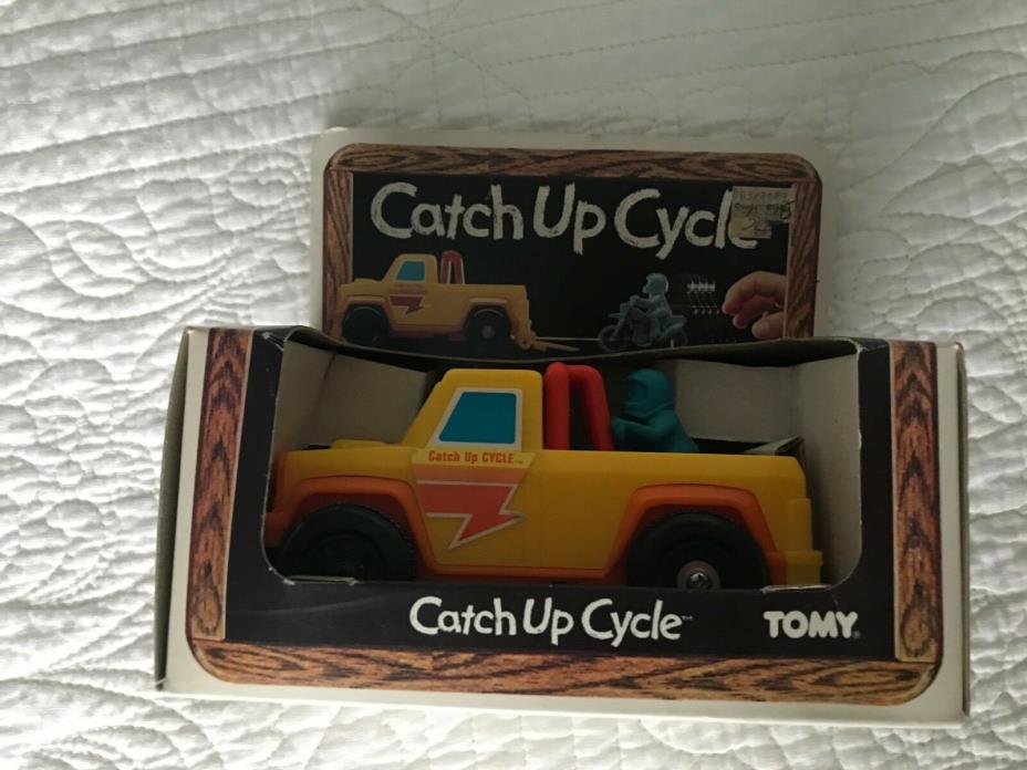 Tomy Catch Up Cycle VIntage 1982 toy in original package