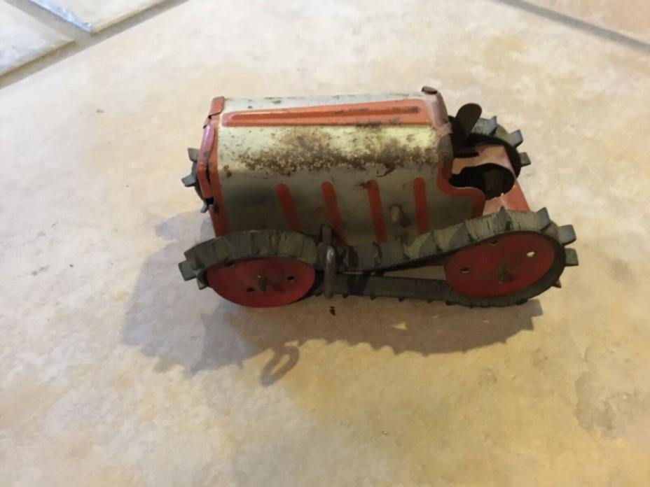 Antique Marx tin toy tractor original unrestored farm 1930’s wind up toy diecast