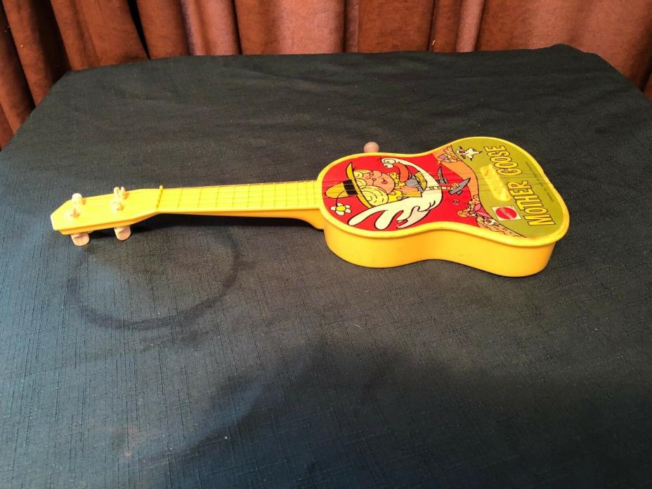 Mattel, Inc. Toys Vintage 1970 MOTHER GOOSE Guitar