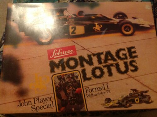 Montage Lotus Formel 1 Weltmeister 1972 Schuco Model