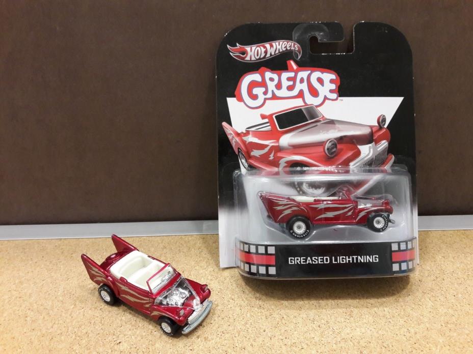 HOT WHEELS RETRO GREASE GREASED LIGHTNING HOLLYWOOD ENTERTAINMENT  - CHOOSE ONE