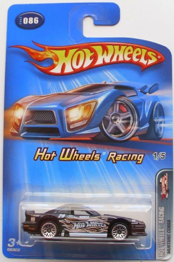 2005 Hot Wheels HW Racing Mustang Cobra Kmart Color Black WSPs