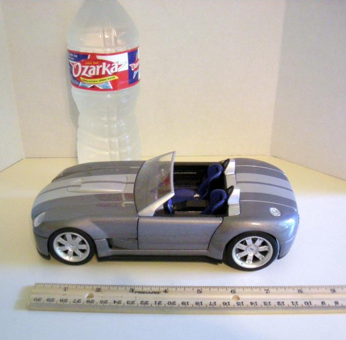 Ford Shelby Concept Car by Hot Wheels Silver 1:18 Ex Cond
