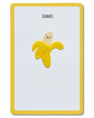 American Greetings Banana Thank You Card with Attachments (5760231)
