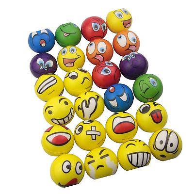 Mydio Set of 24 Emoji Stress Balls,Stress Reliver Party Favor,Soft P... - NO TAX