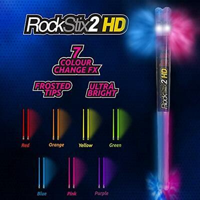 Light Up Color Changing Drumsticks Ultrabright Leds Spectacular Color Effec Gift