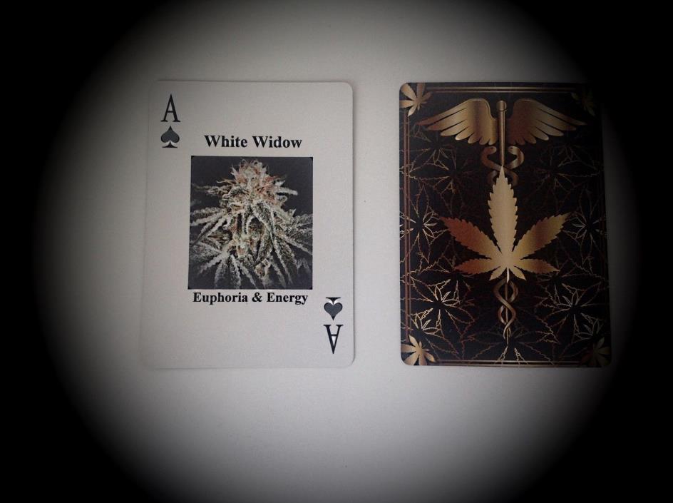 (2) Decks of Medical Cannabis Poker Cards Marijuana Cards Pot Weed Cannabis Art