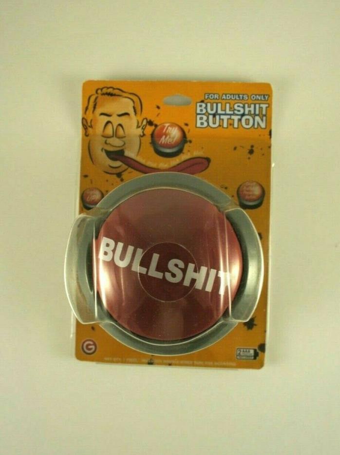 NEW For Adults Only Bullshit Button BS