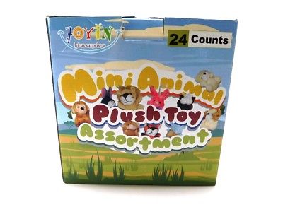 Joyin Toy 24 Pack of Mini Animal Plush Assortment Units 3