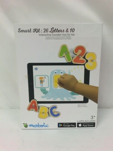 Marbotic Smart Kit 26 Letters and 10 Numbers Interactive Toys for Tablets