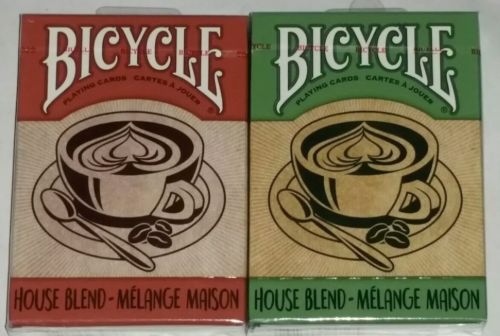 2x Bicycle House Blend Playing Cards Limited Edition 52 Deck USA Playing Company