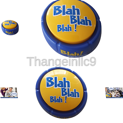 Blah Button, Talking Button Features 12 Funny Blah Sayings