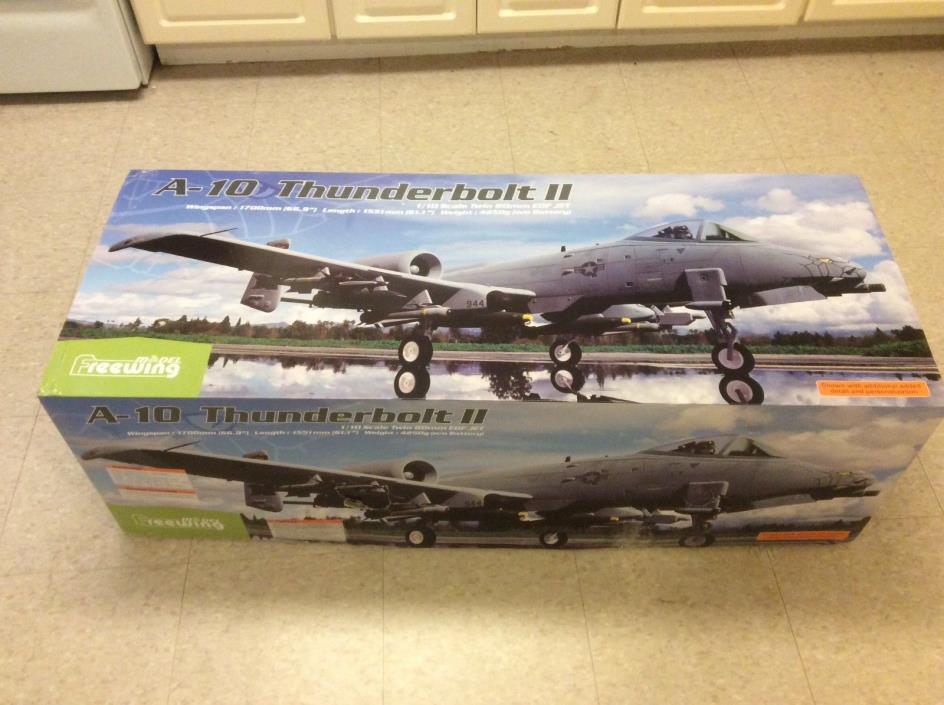 Freewing A-10 80mm Thunderbolt ll w Spare & Upgrade Parts! (PNP)