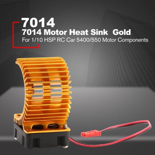 7014 Motor Heat Sink With Cooling Fan for 1/10 HSP RC Car 5400/550 Motor KZ JN