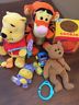 Winnie the Pooh TALKING TUG-IN-TIME TIGGER Toy Lot Beanie Baby Plush Set Toys