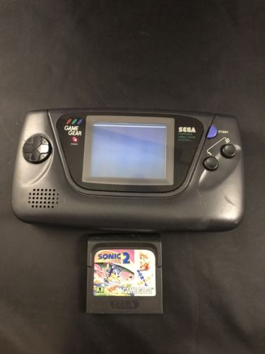 Sega Game Gear As Is Parts ONLY With Sonic The Hedgehog 2 Sonic Tails